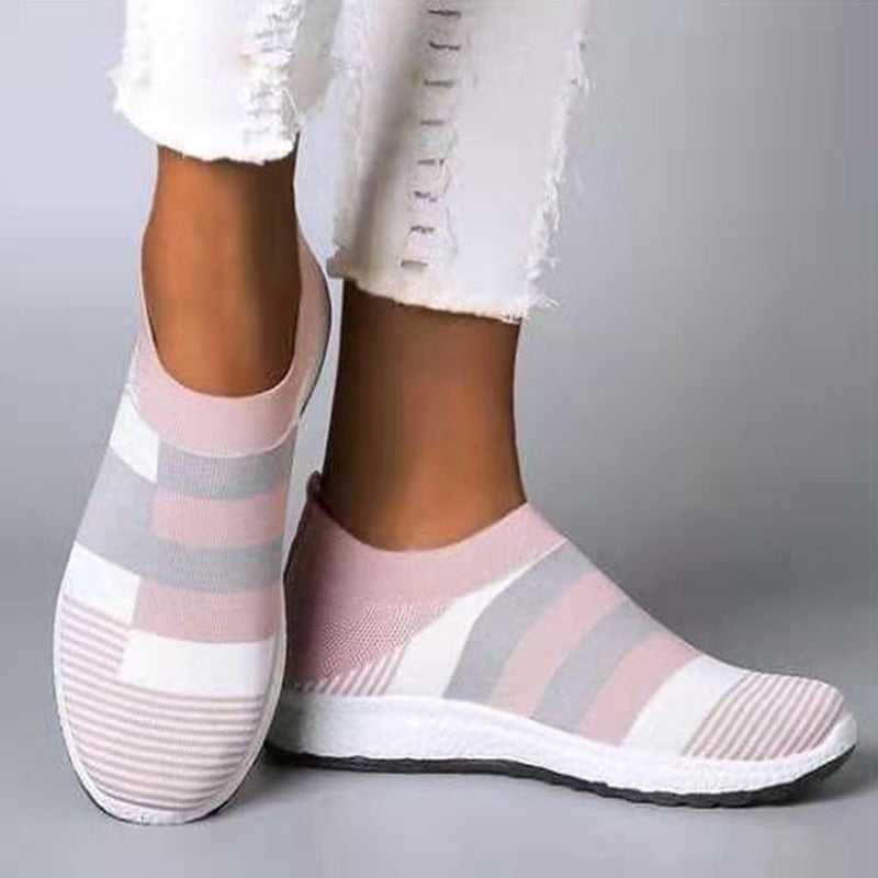 Women Mix Color Series Slip On Shoes