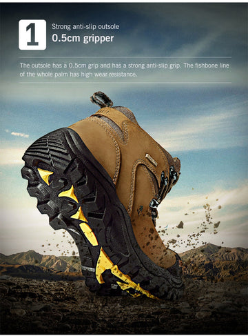 High-top Tactical Military Anti-Slip Male Trekking Shoes For Men